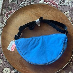 Free People Movement Blue Sling Bag / New With Tags / Bulls Eye Sling